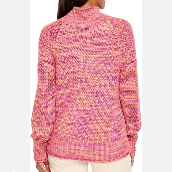 NWT NIC+ZOE Knit Sweater - Pink and Orange Mix Nordstrom - Picture 2 of 10